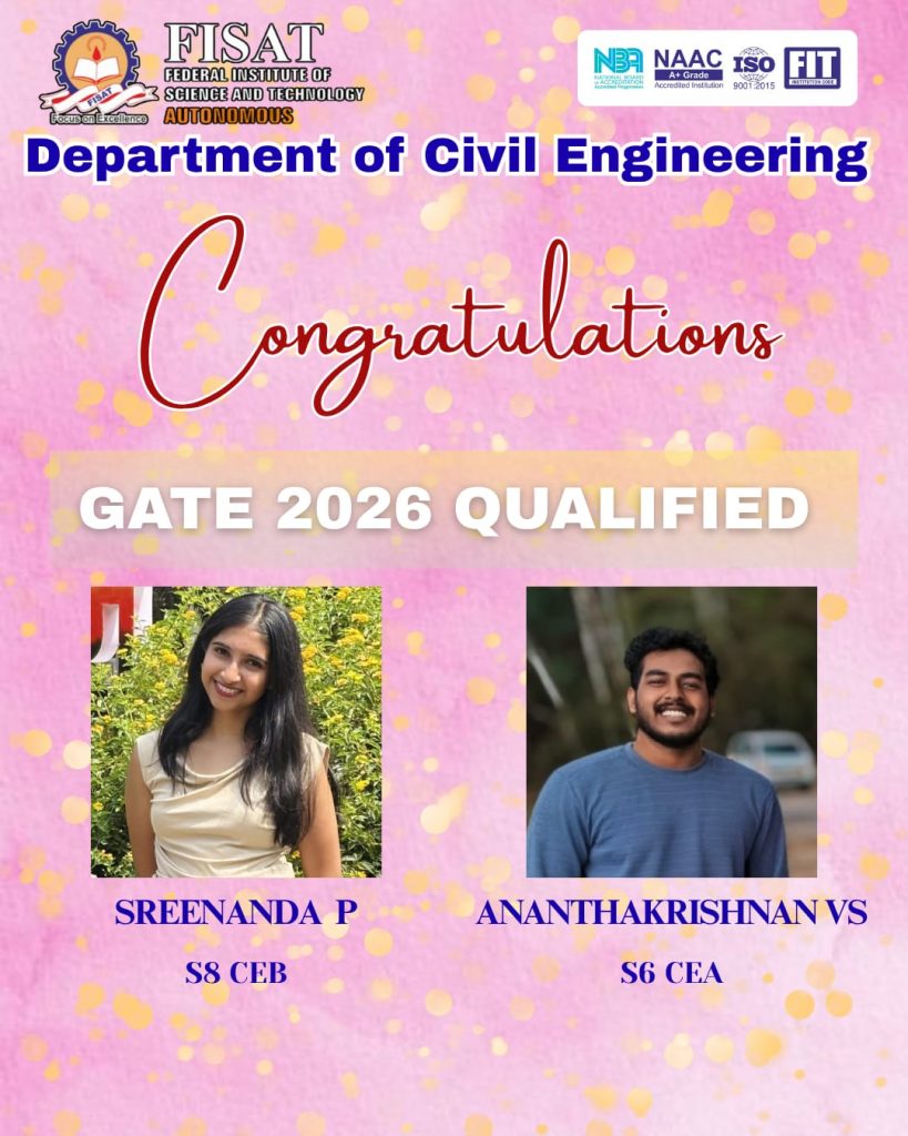 Student Achievements | FISAT | Federal Institute of Science And Technology